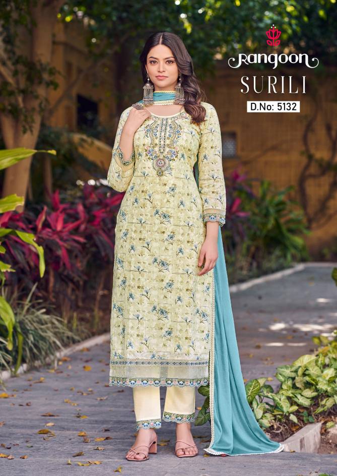 Surili By Rangoon Pure Cotton Designer Readymade Suits Wholesale Price In Surat
